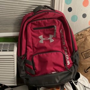Pink Under Armour Storm Backpack Multi Pockets Gently Used